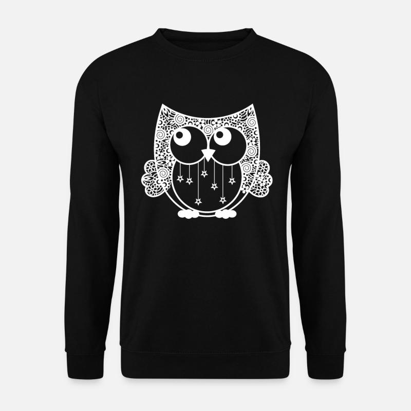Owl - Unisex Sweatshirt - black