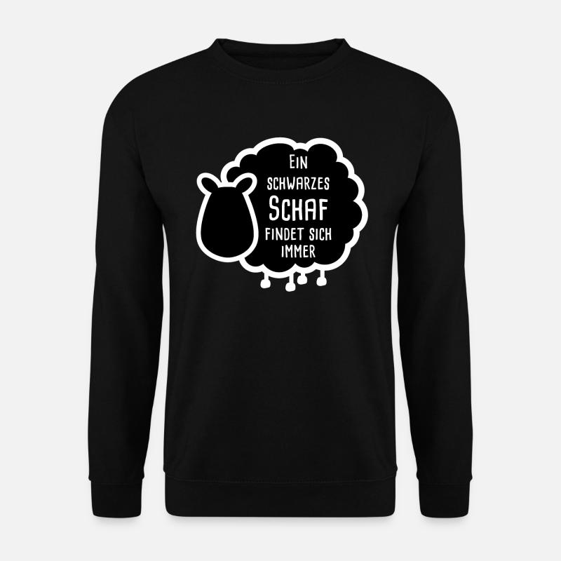 Schwarzes Schaf - Unisex Pullover - Schwarz