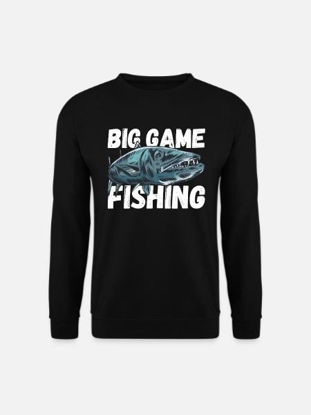 Big Game Fishing - Großer Barrakuda - Unisex Pullover - Schwarz