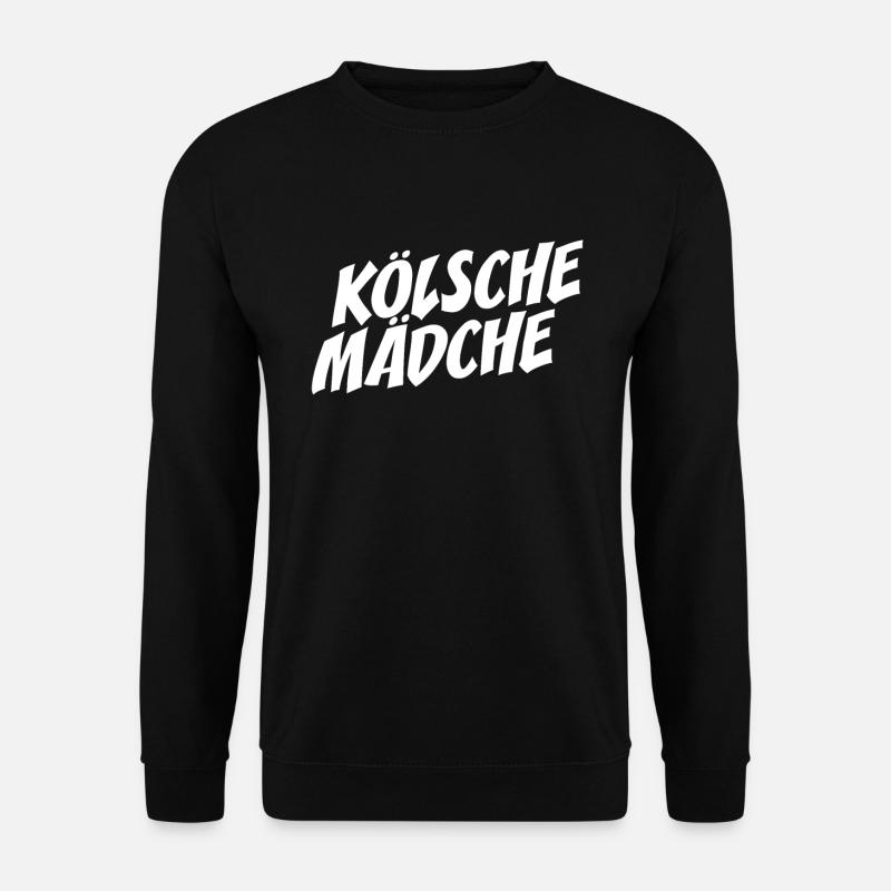 Kölsche Mädche Karneval In Kölle Köln Cologne Girl - Unisex Pullover - Schwarz