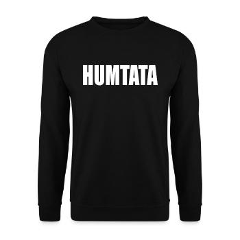 Humtata Spielmannszug Blaskapelle Big Band Tätära - Unisex Pullover - Schwarz - Vorne - Alina (178cm) & Michal (187cm)