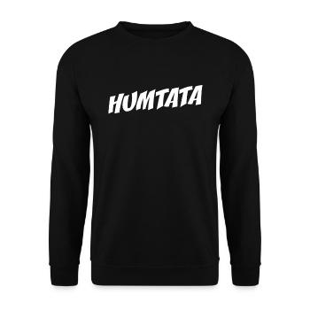 Humtata Spielmannszug Blaskapelle Big Band Tätära - Unisex Pullover - Schwarz - Vorne - Alina (178cm) & Michal (187cm)