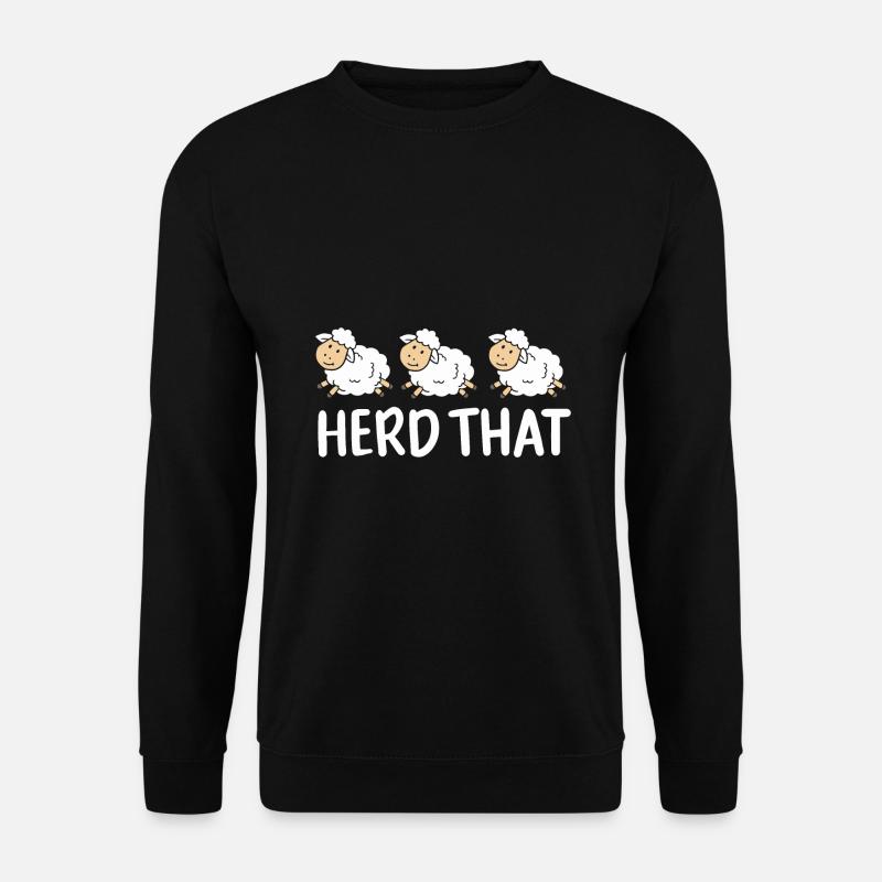 Herde That - Schaf - Unisex Pullover - Schwarz