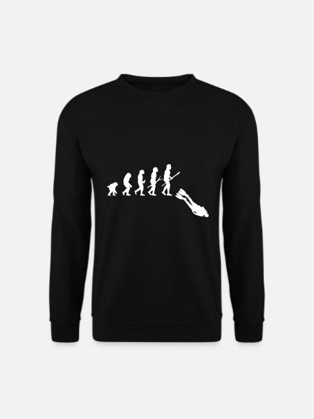 Evolution Scuba Diving Gift - Unisex Sweatshirt - black