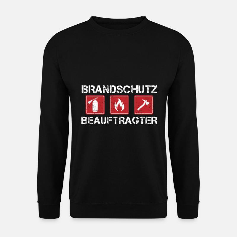 Brandschutzbeauftragter Brandschutz Beruf - Unisex Pullover - Schwarz