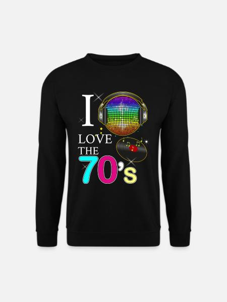 Groove 70s Funky Nostalgia - Unisex Sweatshirt - black
