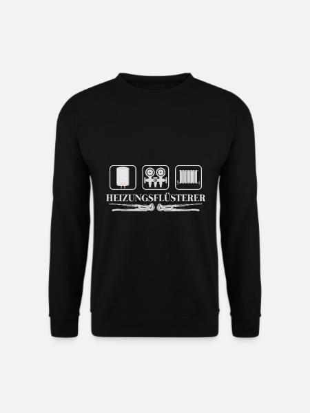 Heizungsbauer Installateur Heizungsflüsterer Heizu - Unisex Pullover - Schwarz