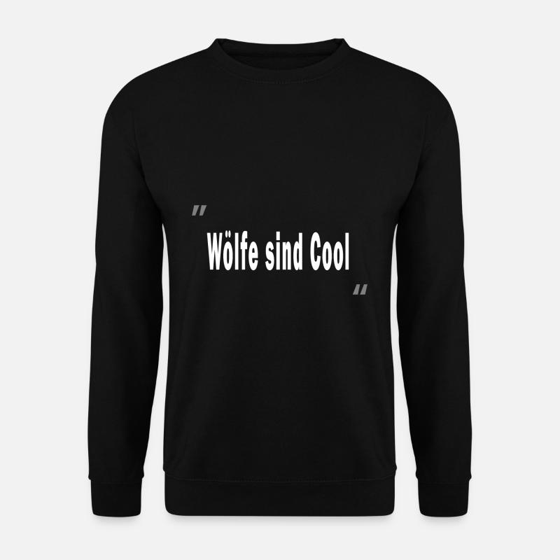 Wölfe sind Cool - Unisex Pullover - Schwarz