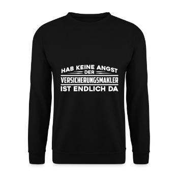 Versicherungsvertreter Für Versicherungsmakler Ver - Unisex Pullover - Schwarz - Vorne - Alina (178cm) & Michal (187cm)