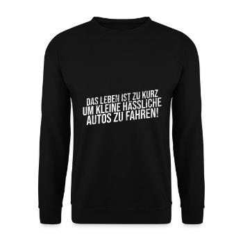 Voiture amateur de tuning voiture de voiture de sport voiture voiture - Sweat-shirt Unisexe - noir - Devant - Alina (178cm) & Michal (187cm)