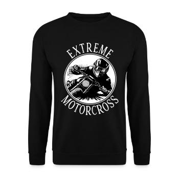 T-shirt de motocross extrême - Sweat-shirt Unisexe - noir - Devant - Alina (178cm) & Michal (187cm)