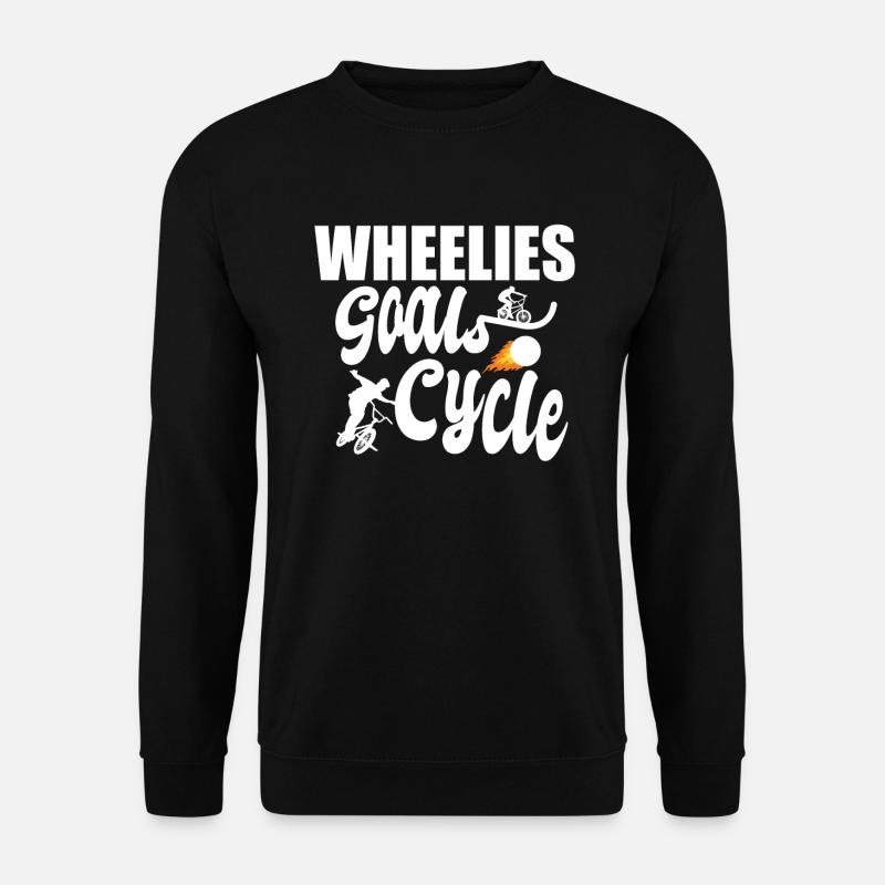 Funny Cycle Ball - Unisex Sweatshirt - black