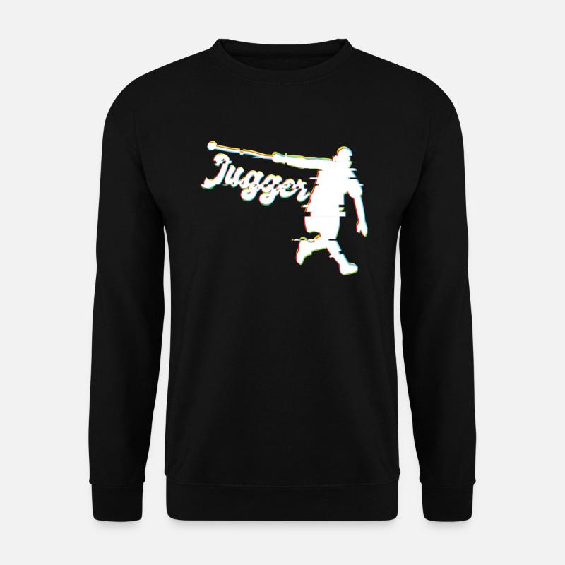 Glitched Funny Jugger - Unisex Sweatshirt - black