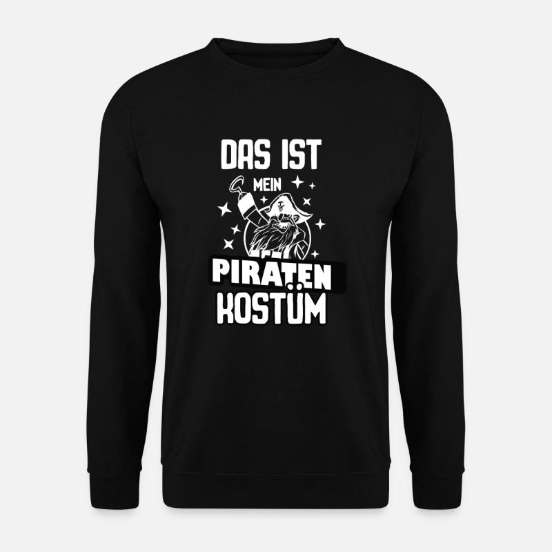 Piraten Kostüm Karneval - Unisex Pullover - Schwarz