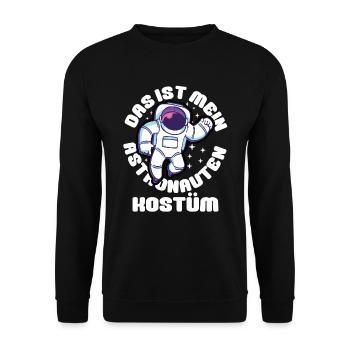 Das Ist Mein Astronauten Kostüm - Unisex Pullover - Schwarz - Vorne - Alina (178cm) & Michal (187cm)