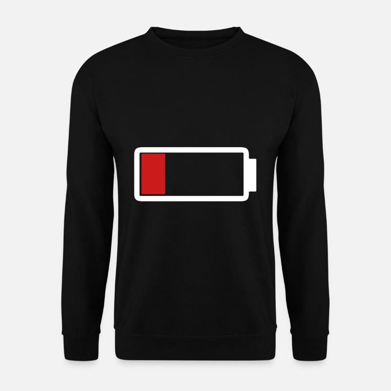 Battery - No power | Batterrie - Unisex Sweatshirt - black