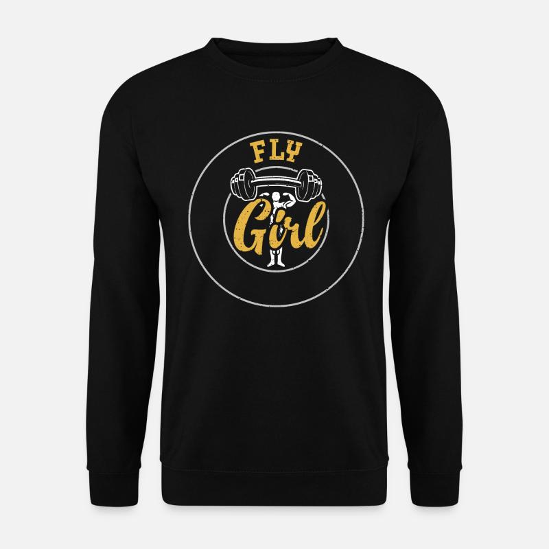 Fly Girl - Gym - Unisex Sweatshirt - black
