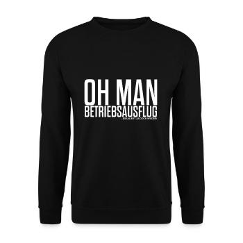 Cadeau| Les excursions d’entreprise dégénèrent encore une fois - Sweat-shirt Unisexe - noir - Devant - Alina (178cm) & Michal (187cm)