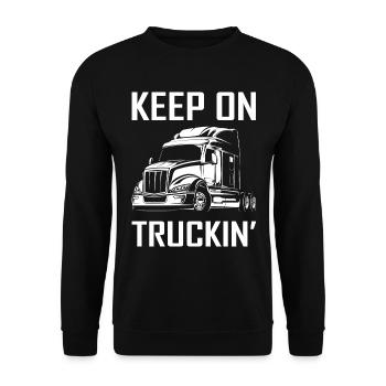 Best Papa Daddy Daddy Grandpa Father's Day T-Shirt - Unisex Sweatshirt - black - Front - Alina (178cm) & Michal (187cm)