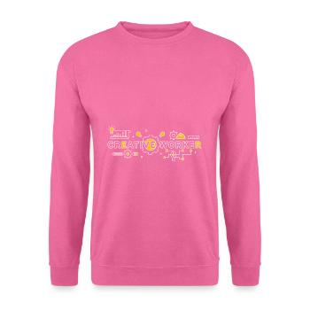Creative Worker - Unisex Sweatshirt - pink - Front