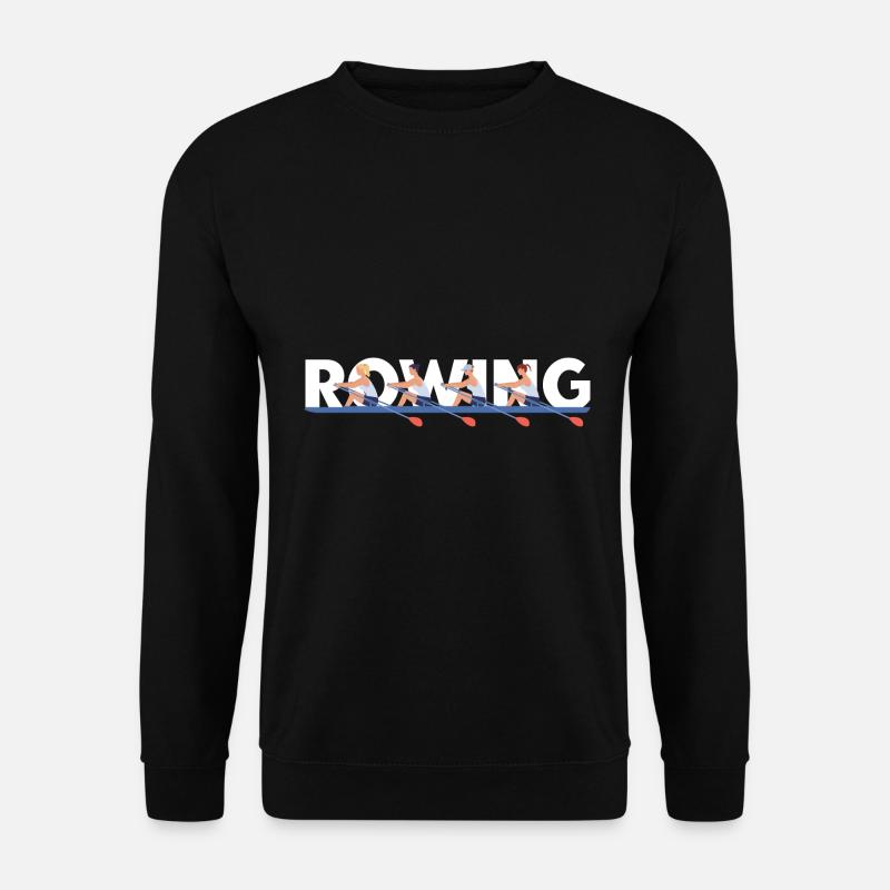 Rudern Frauen Vierer ohne Steuermann - Unisex Pullover - Schwarz