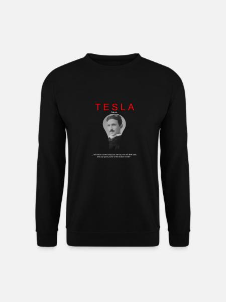 Tesla Nikola - Unisex Pullover - Schwarz
