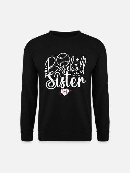 Baseball-Schwester Baseball-Schwester - Unisex Pullover - Schwarz