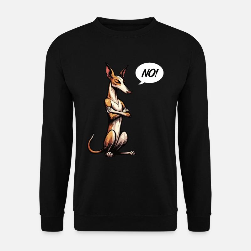 No Podenco Podencoliebhaber Podencobesitzer - Unisex Pullover - Schwarz