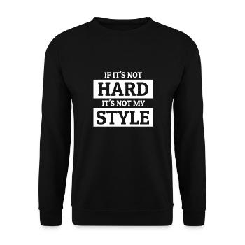 Hardstyle Merchandise Hardstyle T-shirt Rawstyle - Unisex Pullover - Schwarz - Vorne - Alina (178cm) & Michal (187cm)