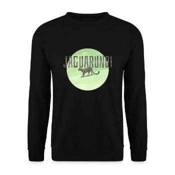 Jaguarundi - Unisex Sweatshirt - black - Front - Alina (178cm) & Michal (187cm)