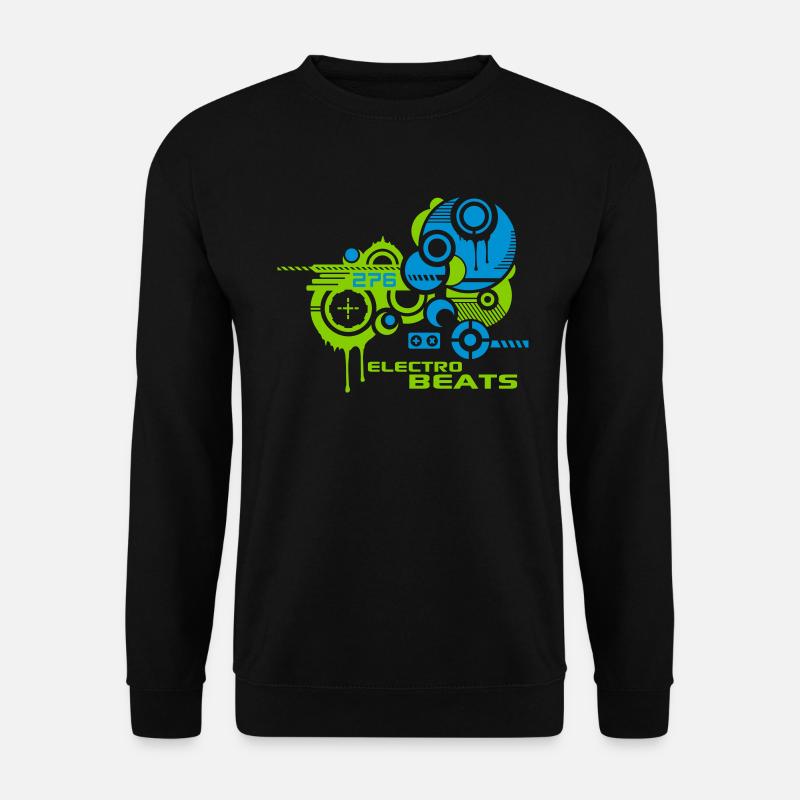 ELECTRO BEATS TECHNO TRANCE - Unisex Pullover - Schwarz