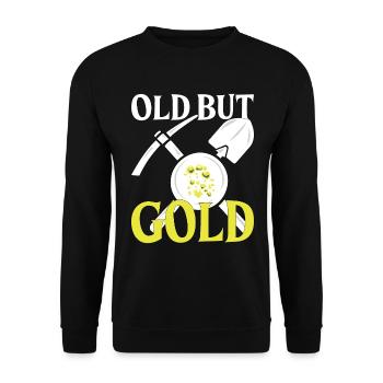 Les chercheurs d’or sondent le cadeau d’orpaillage - Sweat-shirt Unisexe - noir - Devant - Alina (178cm) & Michal (187cm)