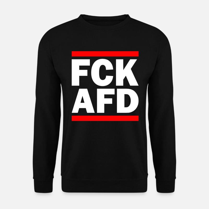 Fuck afd - Unisex Sweatshirt - black