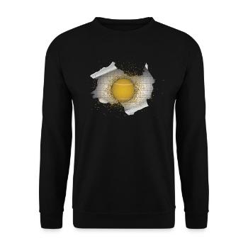 Tennis Ball - Unisex Sweatshirt - black - Front - Alina (178cm) & Michal (187cm)