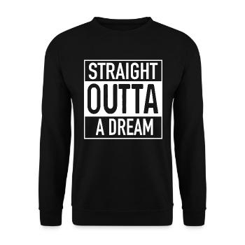 Tout droit sorti d’un rêve - Sweat-shirt Unisexe - noir - Devant - Alina (178cm) & Michal (187cm)
