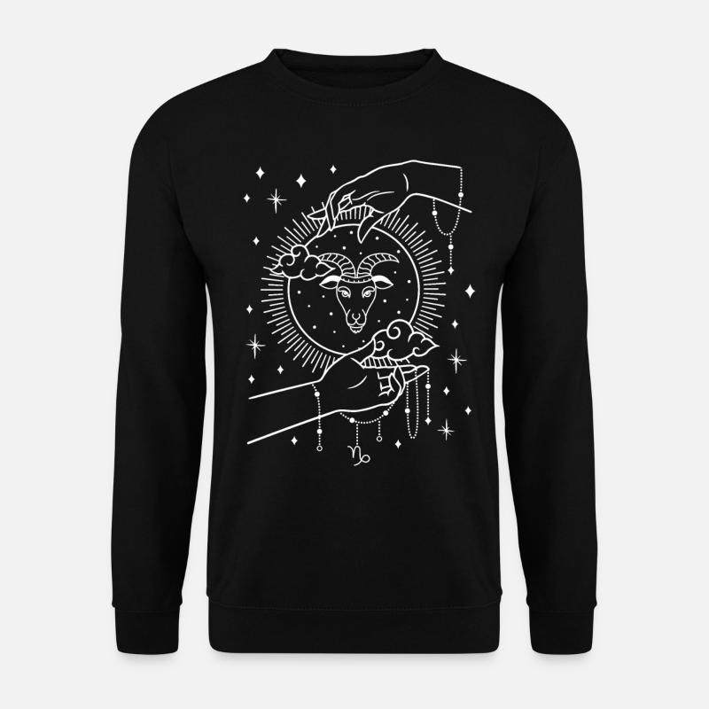 Sternzeichen Steinbock - Unisex Pullover - Schwarz
