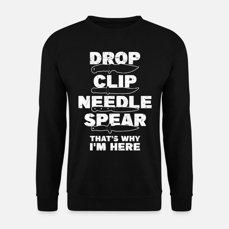 Messer Sammeln - Unisex Pullover - Schwarz