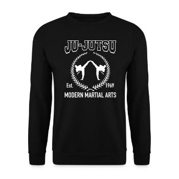 JuJutsu - Unisex Sweatshirt - black - Front - Alina (178cm) & Michal (187cm)