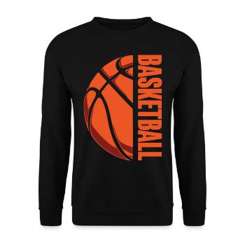 Basketball Basketballer - Unisex Pullover - Schwarz - Vorne - Alina (178cm) & Michal (187cm)