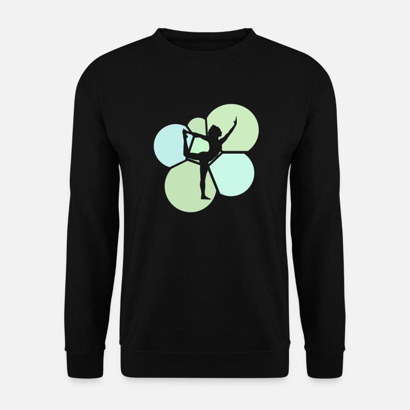 Yoga Power Sun Salutation - Unisex Sweatshirt - black