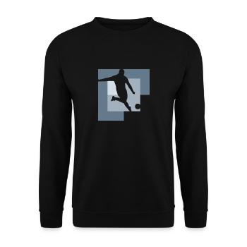 Soccer Kicker Goalkeeper Headball - Unisex Sweatshirt - black - Front - Alina (178cm) & Michal (187cm)