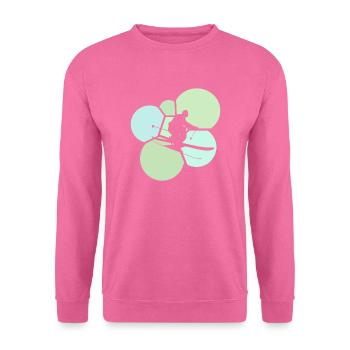 Ski Freeride Schnee - Unisex Pullover - Pink - Vorne