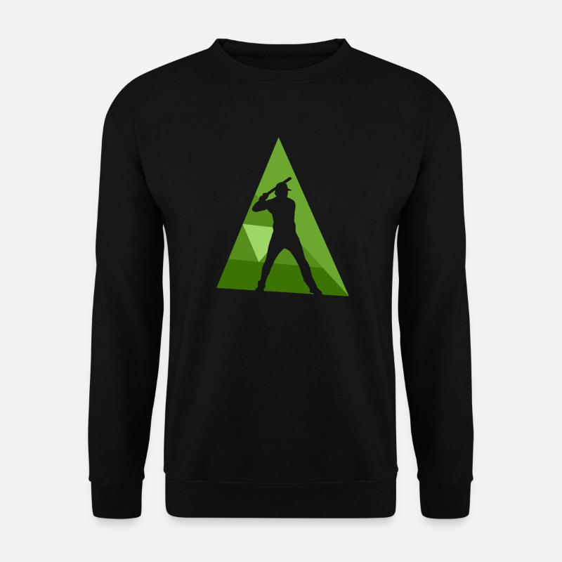 Baseball Baserunner Catcher - Unisex Sweatshirt - black