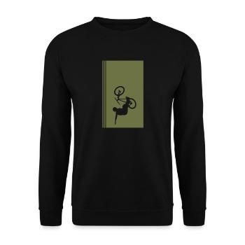 Piste de VTT VTT Descente - Sweat-shirt Unisexe - noir - Devant - Alina (178cm) & Michal (187cm)