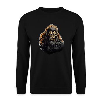 Bigfoot Octobre Monster Legend Halloween - Sweat-shirt Unisexe - noir - Devant - Alina (178cm) & Michal (187cm)