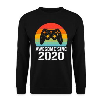 Cadeau Anniversaire 2020 Pour Tous les Gamers 2020 - Sweat-shirt Unisexe - noir - Devant - Alina (178cm) & Michal (187cm)