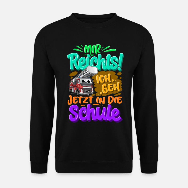 Einschulung Feuerwehr - Unisex Pullover - Schwarz
