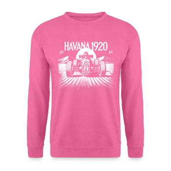 Voiture de course vintage T shirt Havana Retro Look Homme - Sweat-shirt Unisexe - rose - Devant