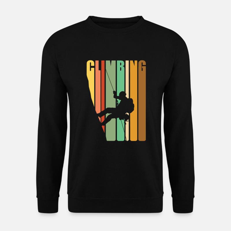 Escalade Rétro Vintage - Sweat-shirt Unisexe - noir