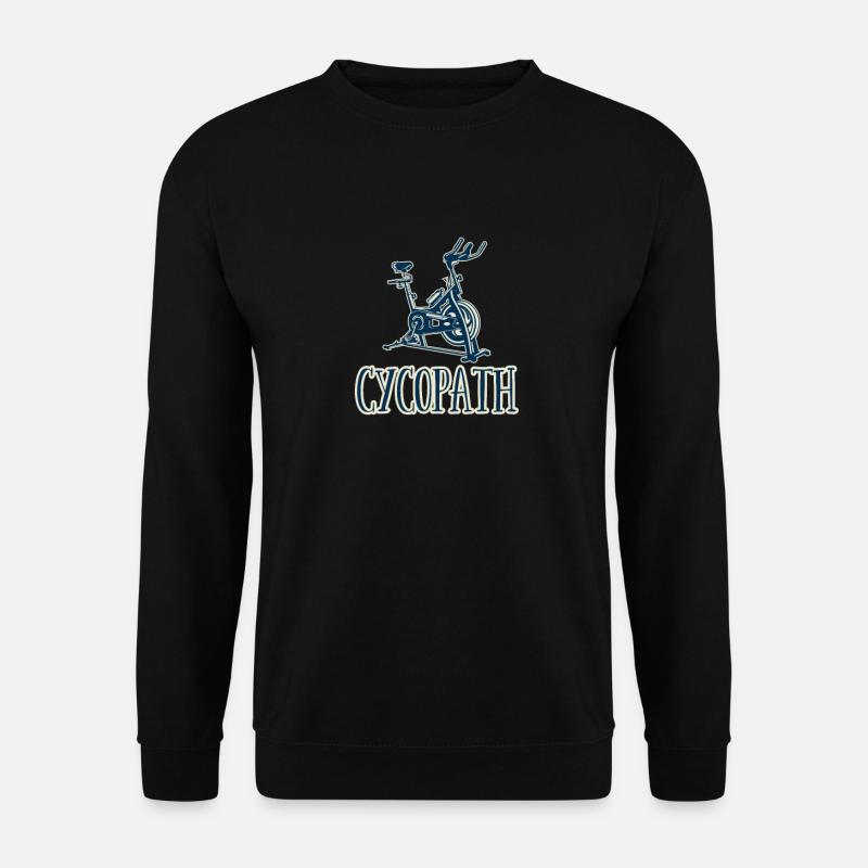Spin Class Cycopath - Unisex Sweatshirt - black